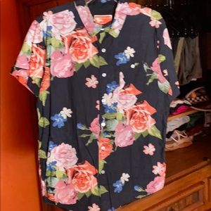 Modern Amusement Button-Up Shirt